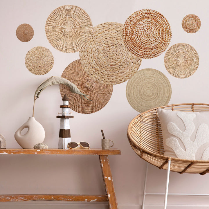 Elegante Wanddekoration Aus Naturmaterialien Karnz