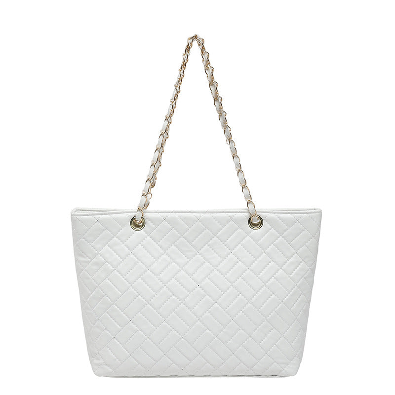 WoQuilted Tote Bag mit Kettengriffen Karnz