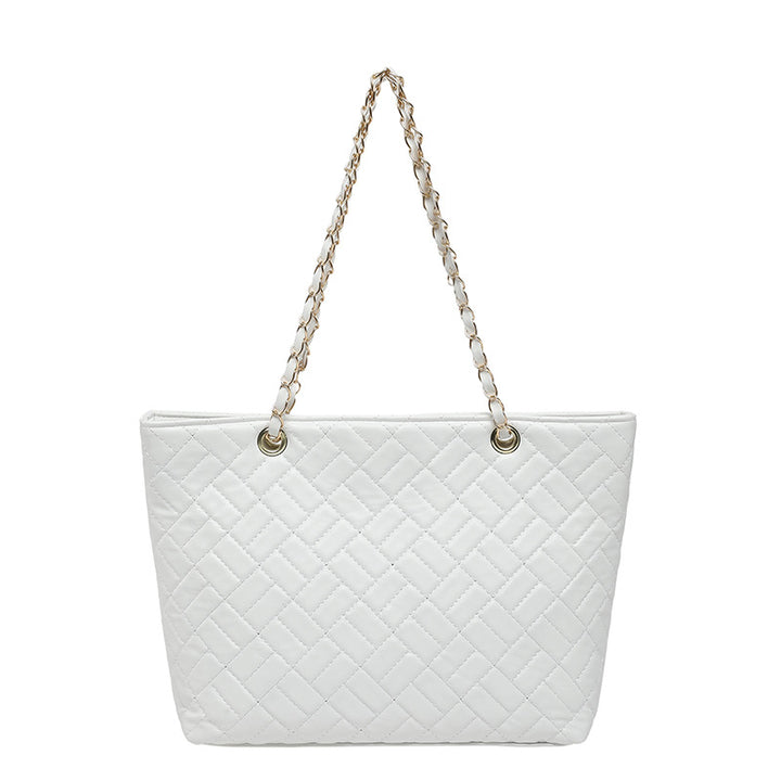 WoQuilted Tote Bag mit Kettengriffen Karnz