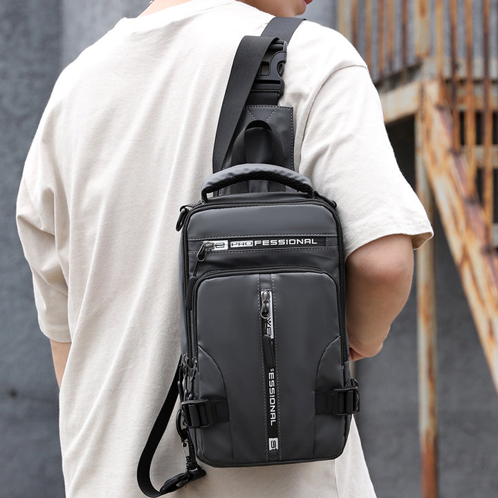Kompakte Multi-Taschen Sling-Rucksack Karnz