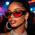 Damen modische Sonnenbrille mit glamourösem Kristallrahmen Karnz
