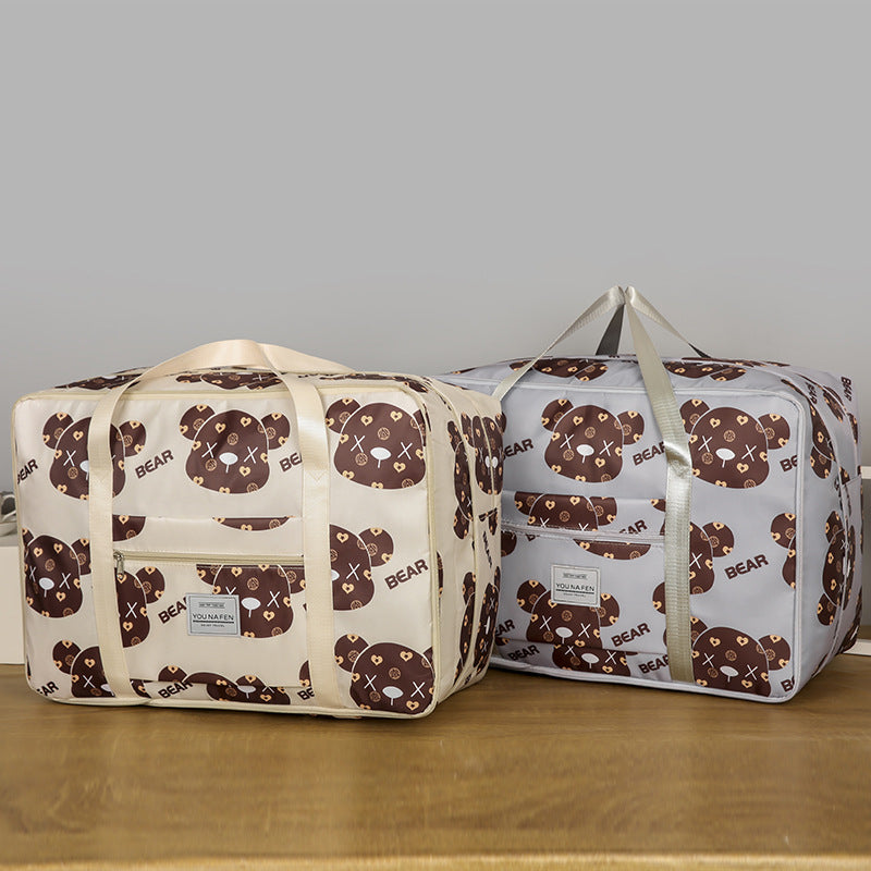 Fun Bear Print Reis Duffel Tasche Karnz