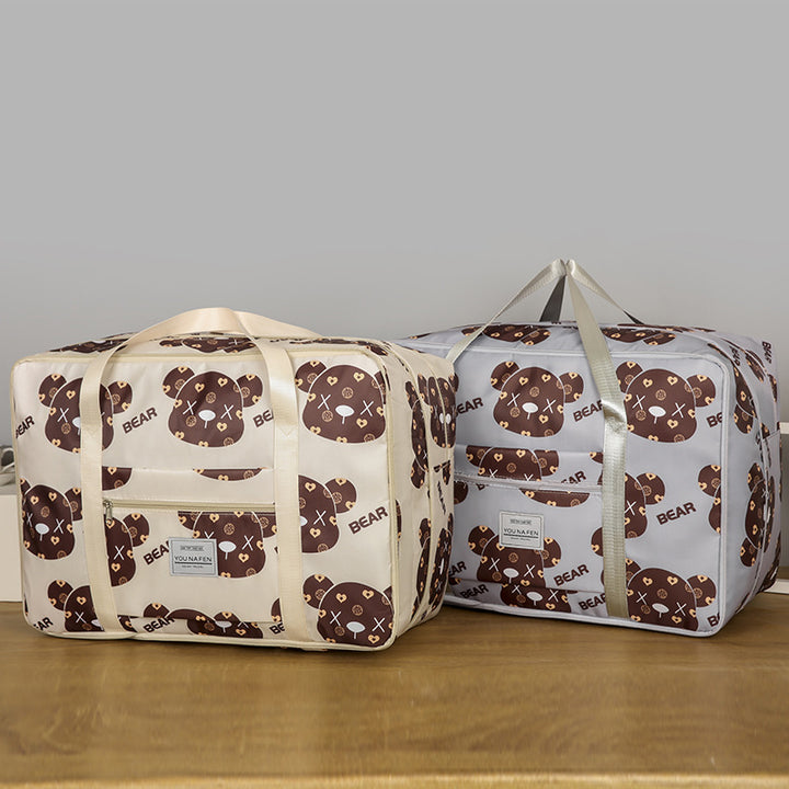Fun Bear Print Reis Duffel Tasche Karnz