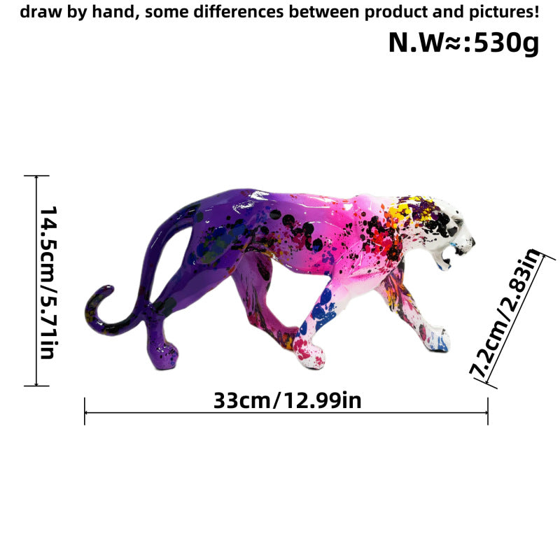 Dekorative Jaguar Figur Karnz