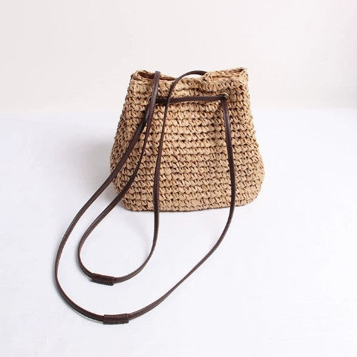 Damen Handtasche mit integriertem Schulterriemen aus Kunststoffen Karnz