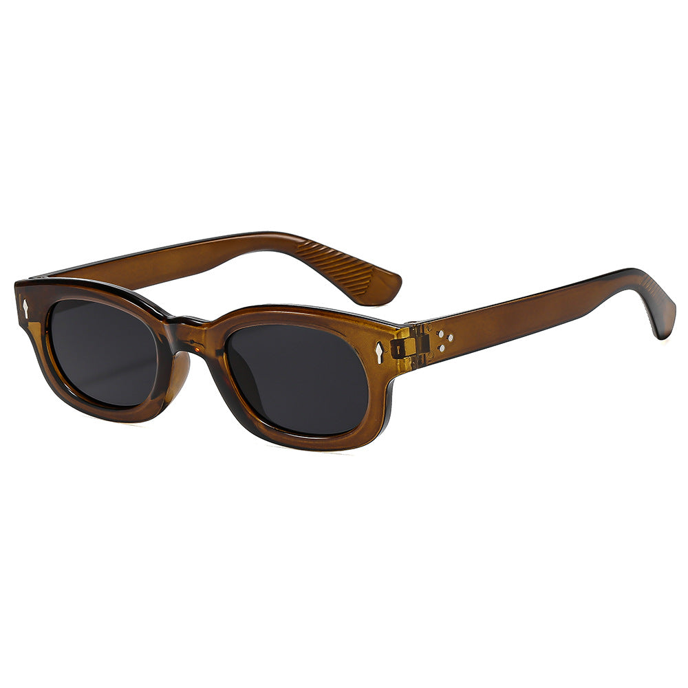 Damen modische Sonnenbrille im trendigen Quadratrohrdesign Karnz