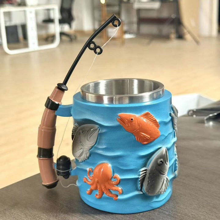 Lustige Angel-Kaffeetasse Karnz