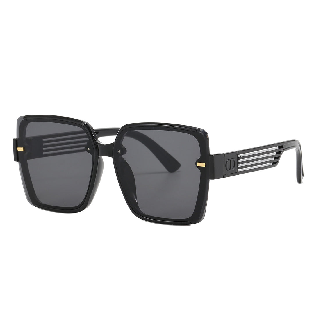 Damen trendige quadratische Sonnenbrille mit UV-Schutz und modischem Gestell Karnz