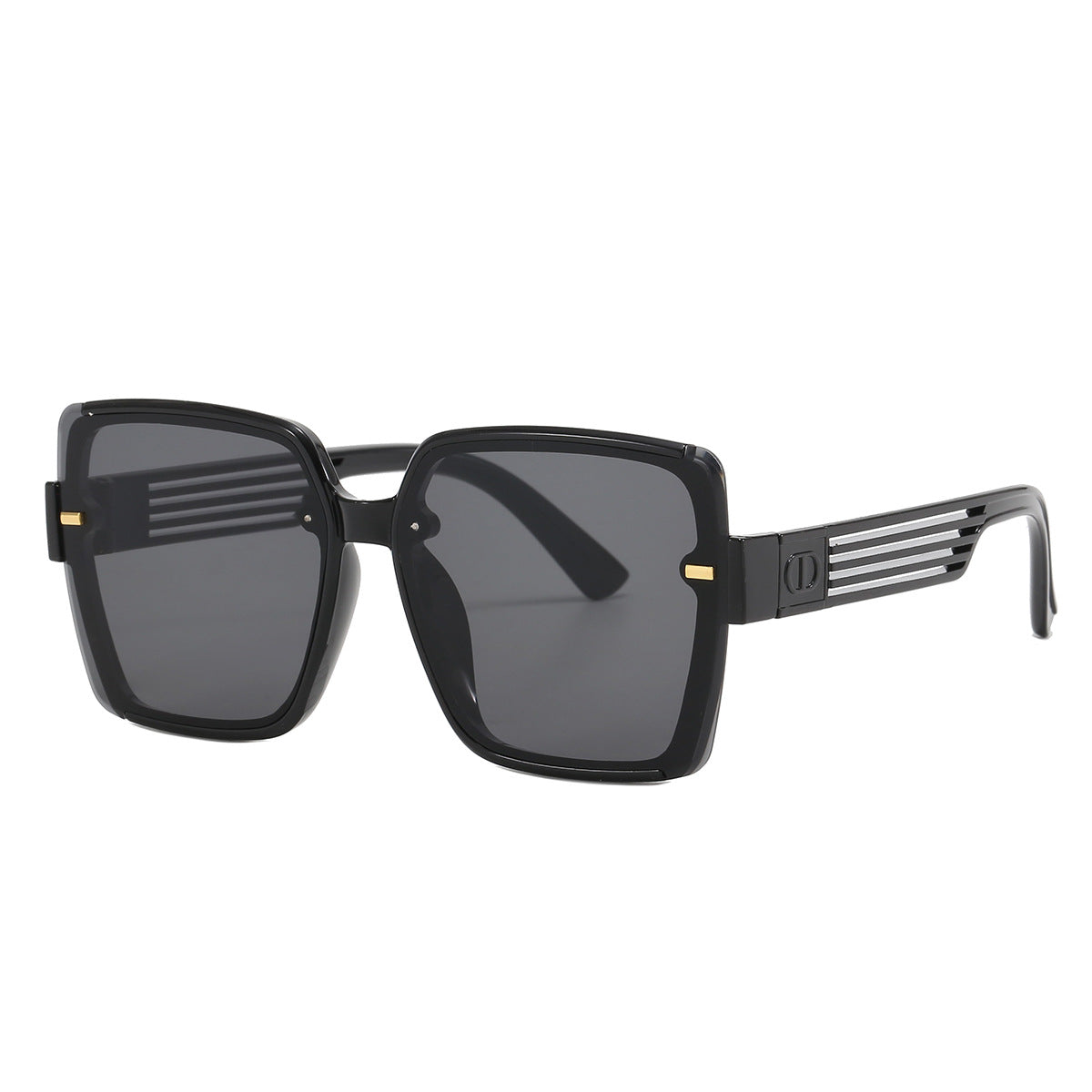 Damen trendige quadratische Sonnenbrille mit UV-Schutz und modischem Gestell Karnz