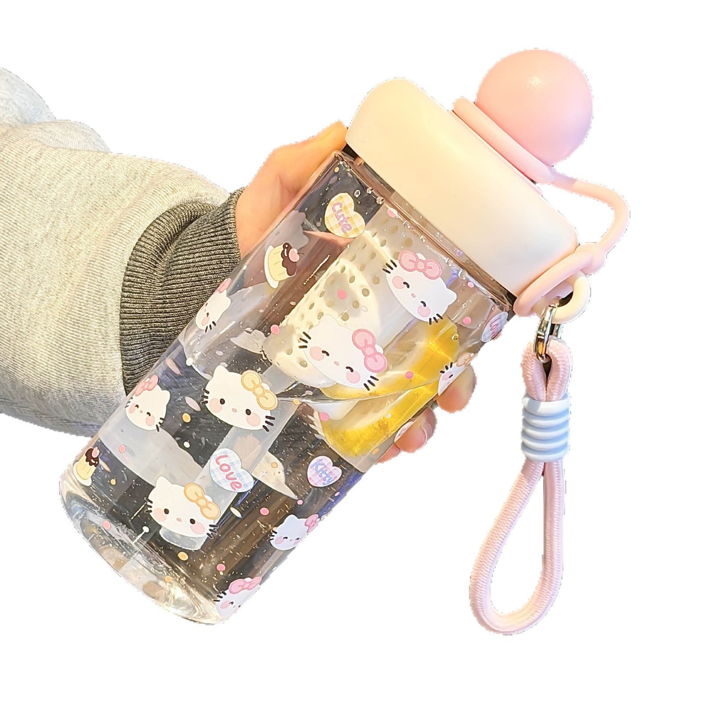 Damen Kreative Wasserflasche mit lässigem Motiv Karnz