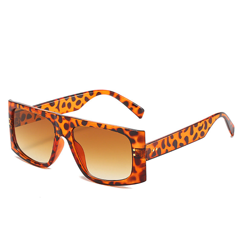 Damen oversized Sonnenbrille mit stylishem, schmalem Rahmen Karnz