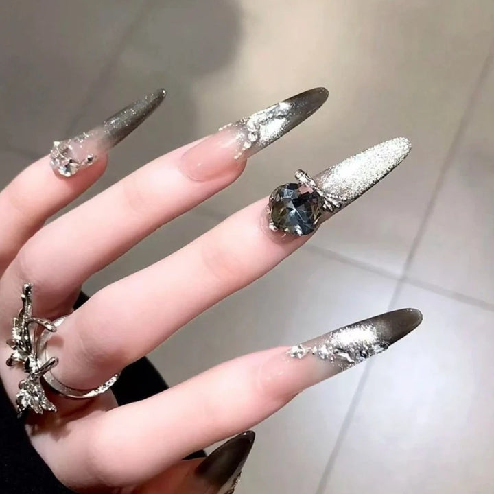 Glamouröse Stiletto Nagelkunst Verlängerungen