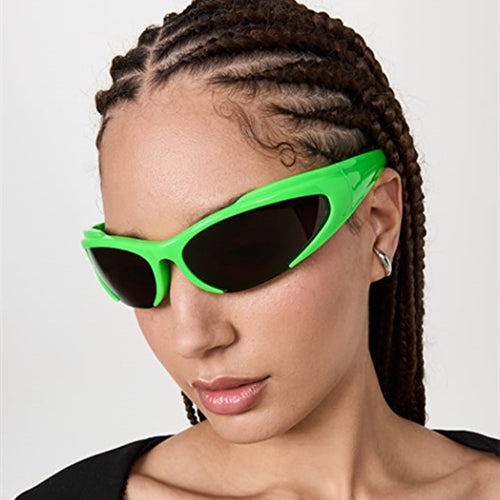 Damen Sportliche UV-Schutz-Sonnenbrille mit aerodynamischem Design Karnz