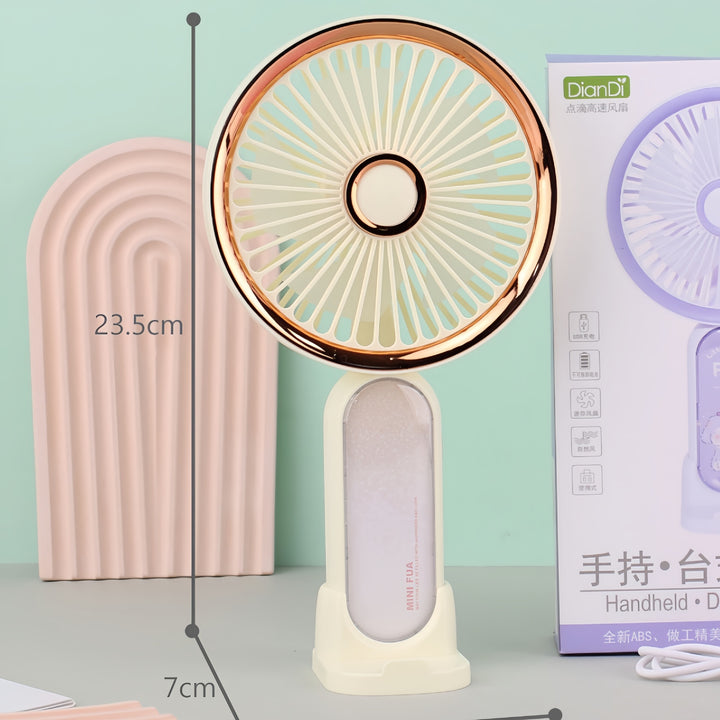 Damen Tragbarer Mini-Ventilator mit innovativem Luftstromsystem Karnz