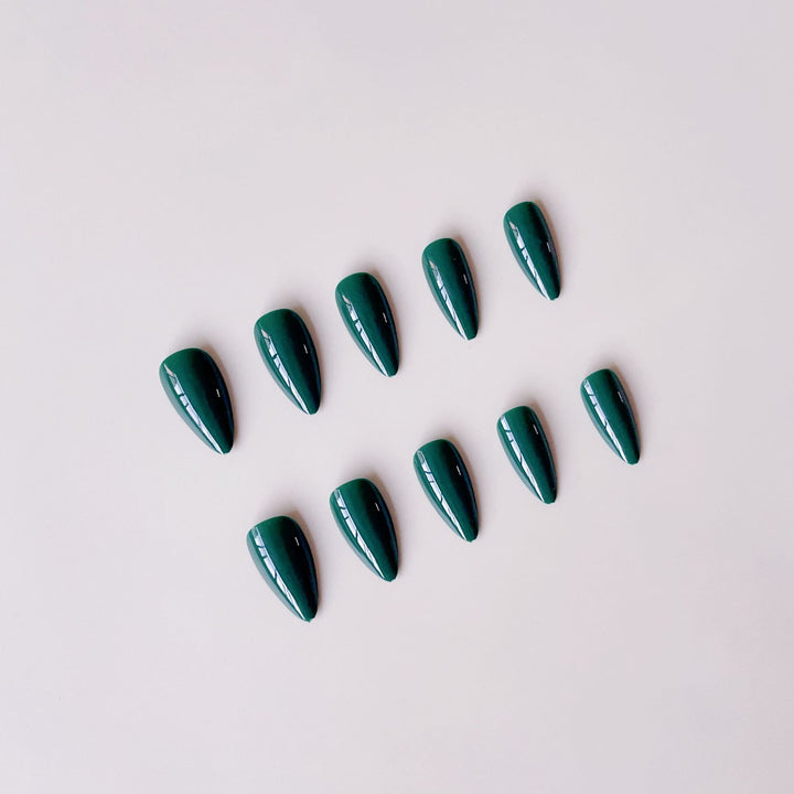 Kunstnagelset mit elegantem, glänzendem Finish Karnz