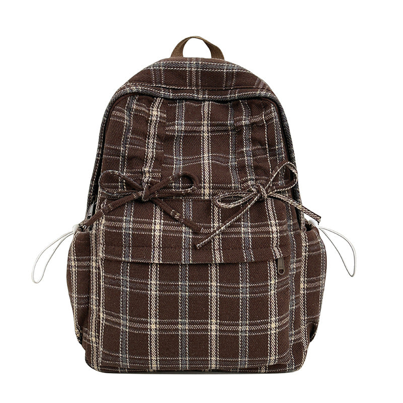 Gepunkteter Casual Kordelzug-Rucksack Karnz