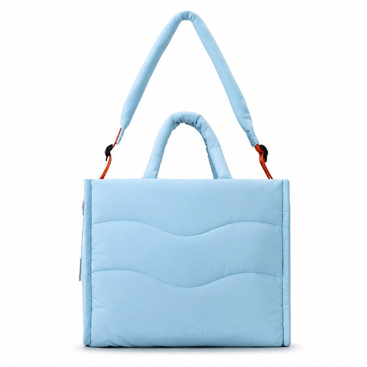 Strukturiert gestepptes Tote Bag