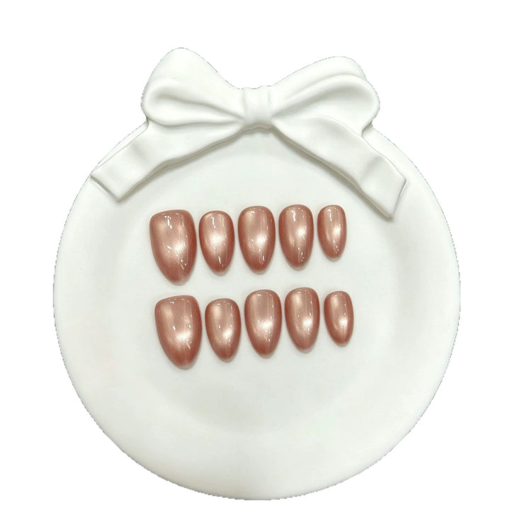 Elegantes Press-On-Nagelset mit Hochglanz-Finish