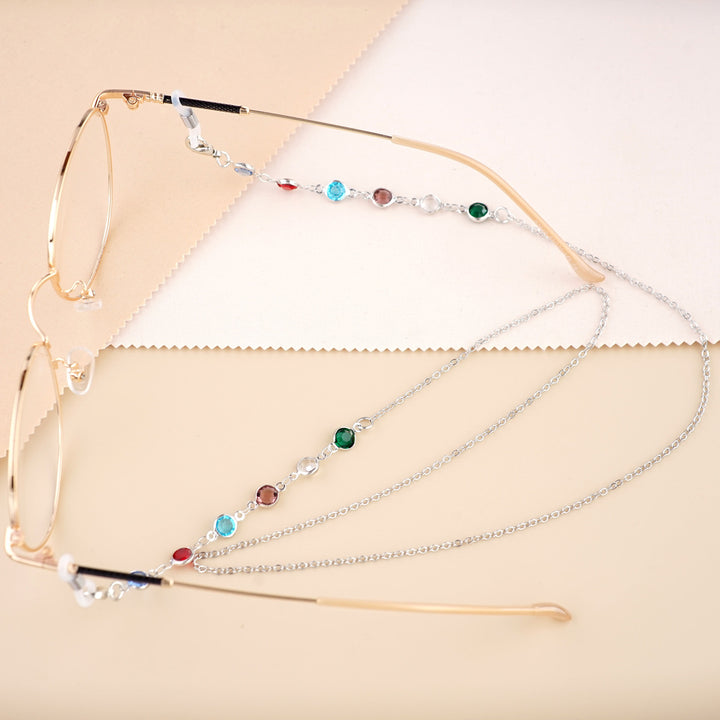 Bunte Dekorative Brillen Kette Karnz