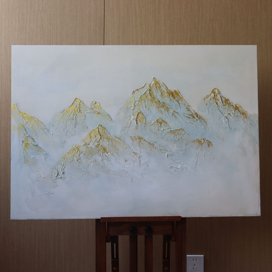 Abstracte Berglandschaft Wandkunst