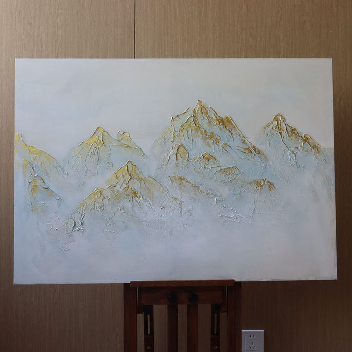 Abstracte Berglandschaft Wandkunst