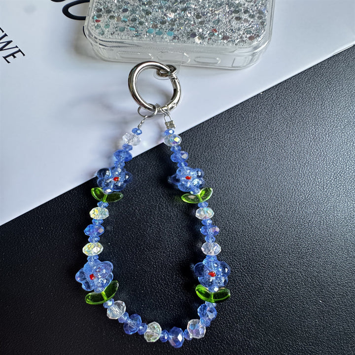 Floral Perlen Schlüsselanhänger Kette Karnz