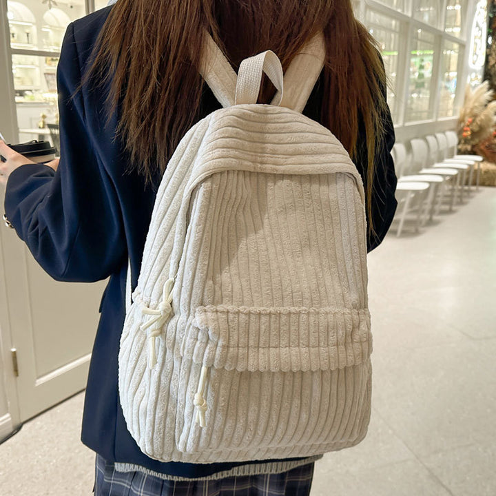 Texturierter gerippter Freizeit-Rucksack Karnz