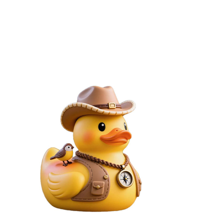 Lustige Cowboy Gummiente Karnz