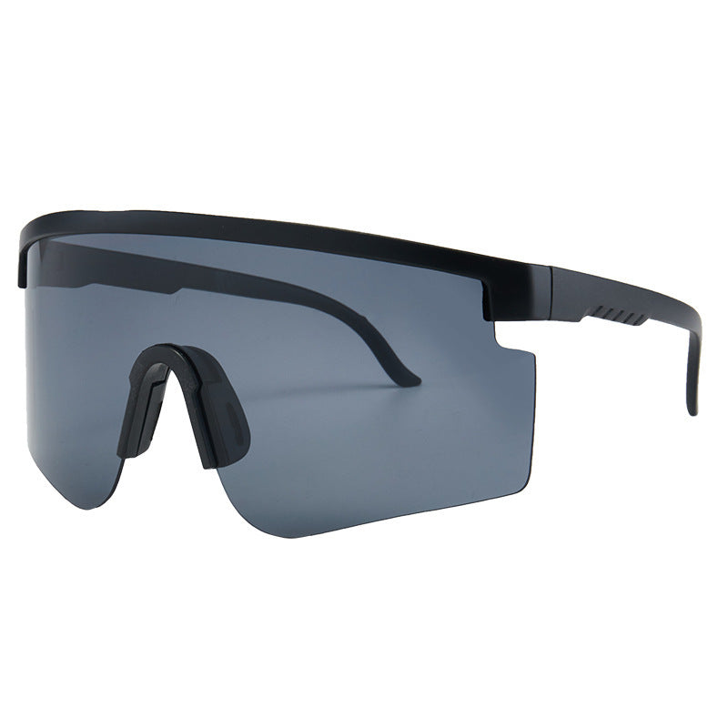 Damen Sportsonnenbrille mit trendigem Oversized-Rahmen und polarisierten Gläsern Karnz