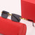 Damen modische Rechteck Sonnenbrille Karnz