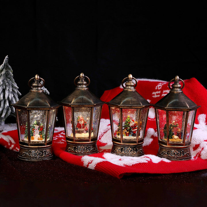 Dekorative Laterne mit Weihnachtsmotiven Karnz