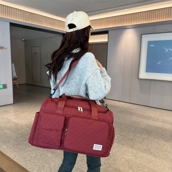 Geräumige gesteppte Wochenend-Duffle-Tasche Karnz