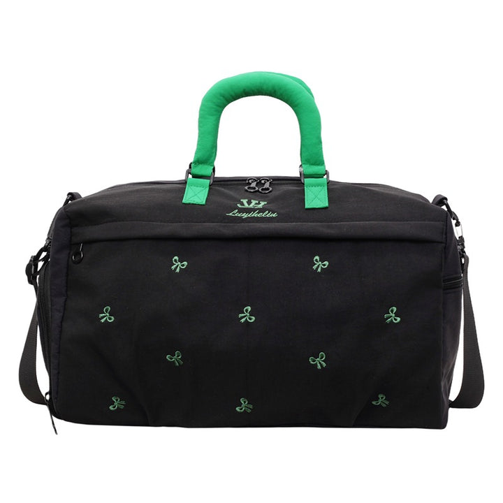 Stylische bestickte Reisetasche