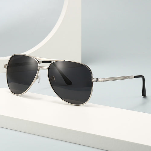 Herren modische Pilotensonnenbrille mit kratzfesten Gläsern Karnz
