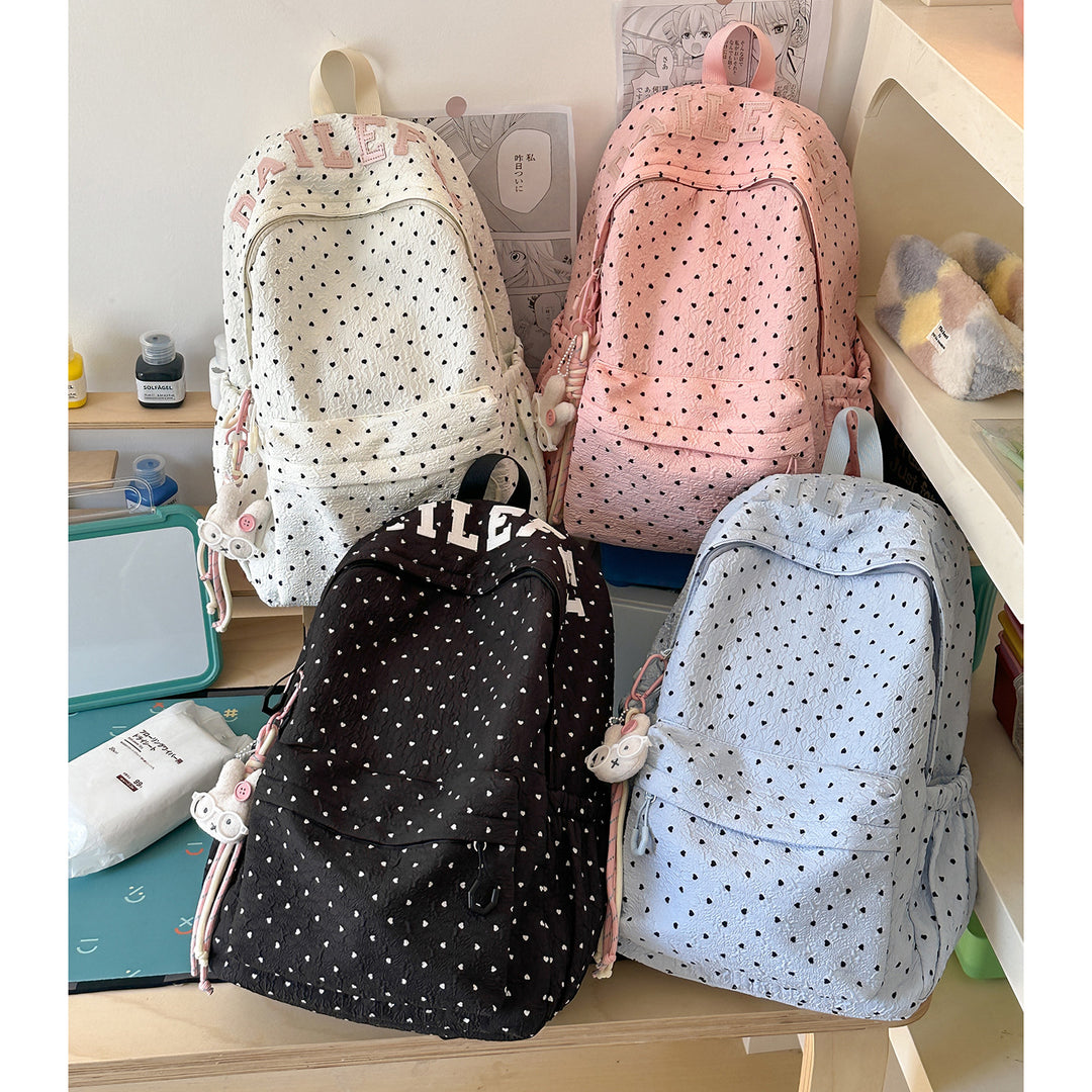 Niedlicher herzförmiger lässiger Rucksack Karnz