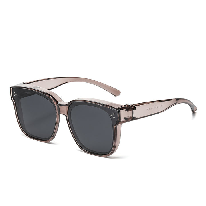 Modische Übergroße Rechteckige Sonnenbrille