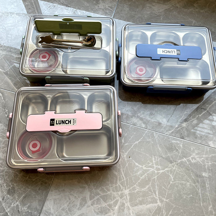 Mehrere Fächer Edelstahl Bento Box