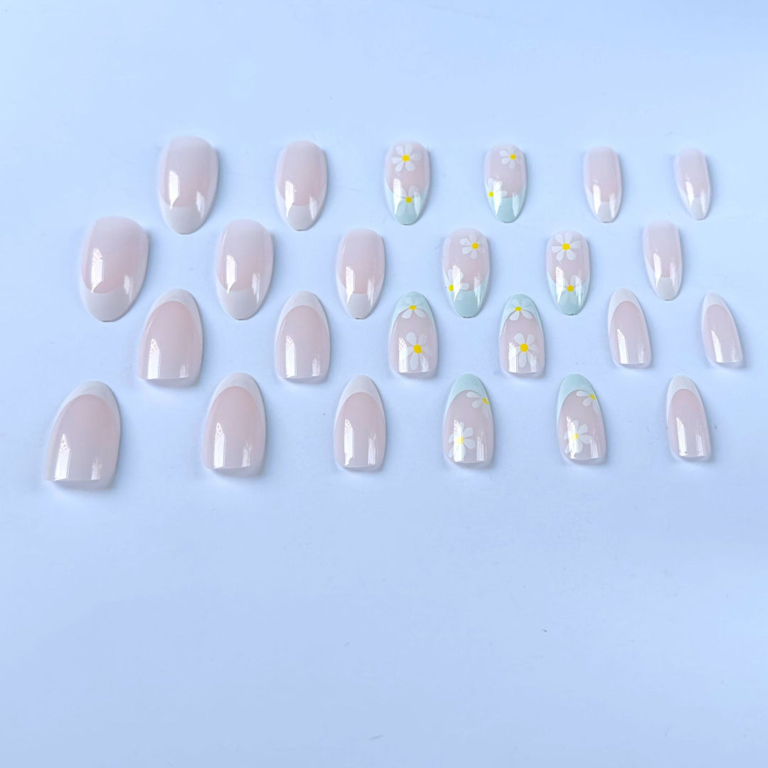 Künstlerisches Florales Acryl-Nagelkunst-Set