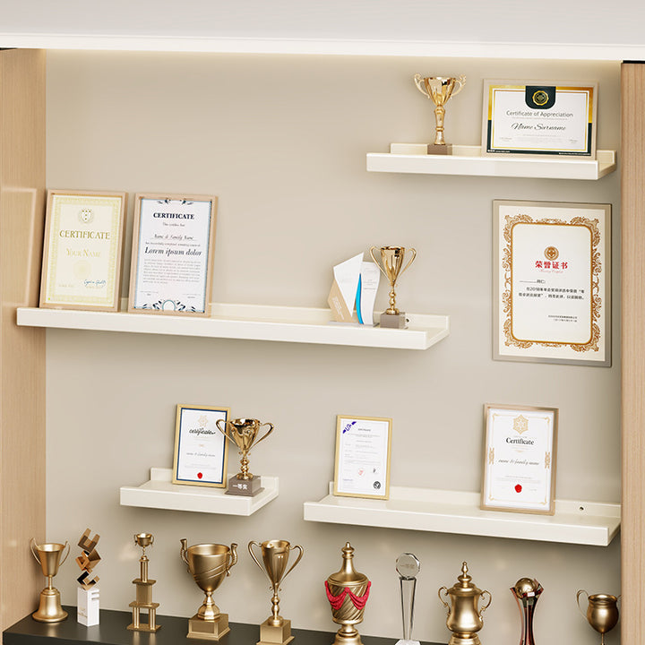 Wandmontierte Schwimmende Display-Regal Lackiertes Hochglanz-MDF