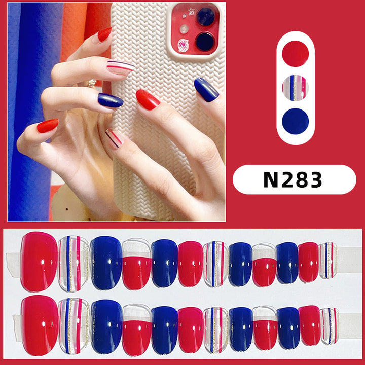 Künstlerisches Multi-Design Press-On Nagelset