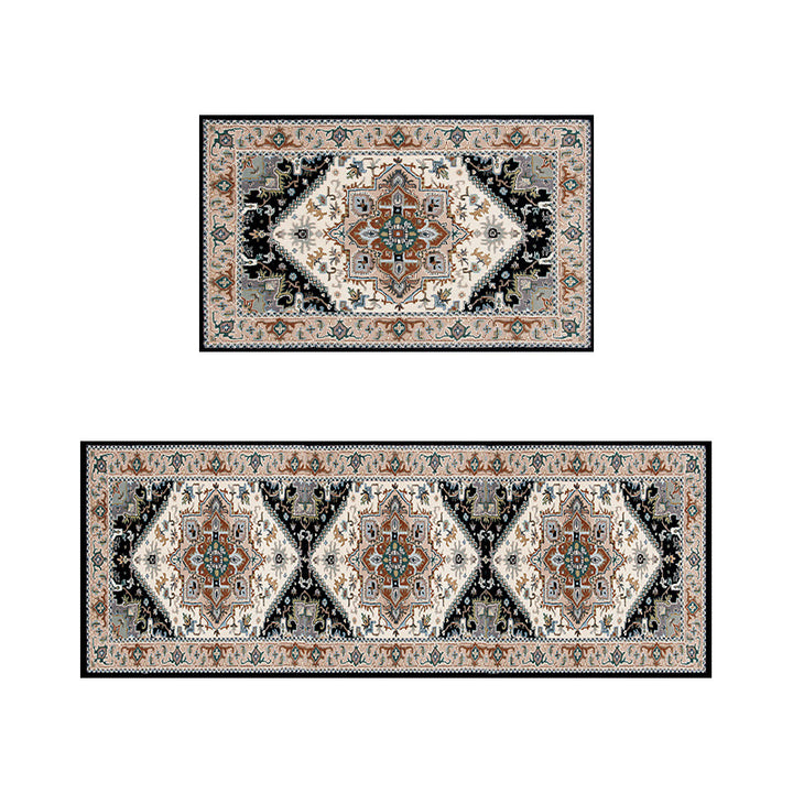 Vintage-Style Bereich Teppich Set Karnz