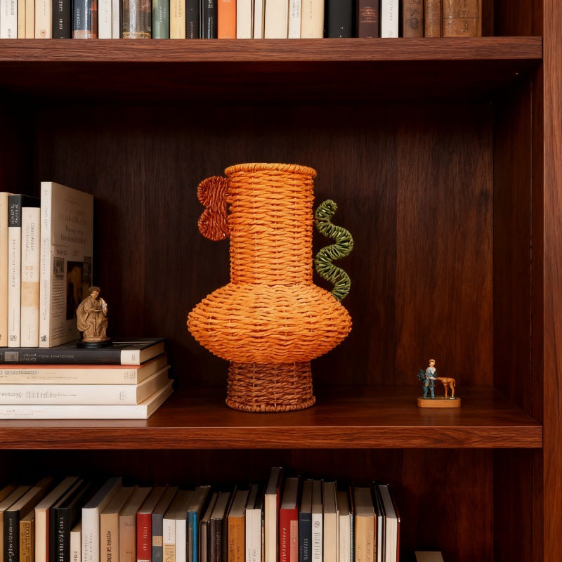Dekorative Geflochtene Vase Karnz