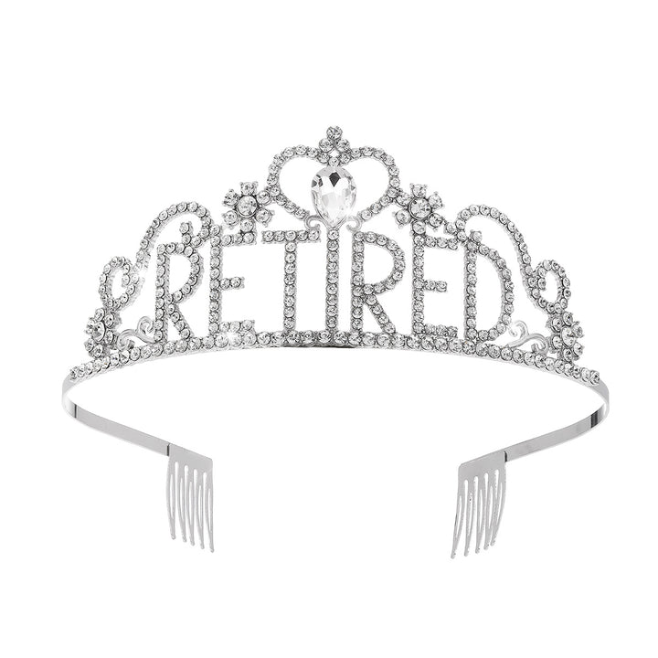 Damen Festliche Tiara mit Aufschrift und Satin-Schärpe Karnz