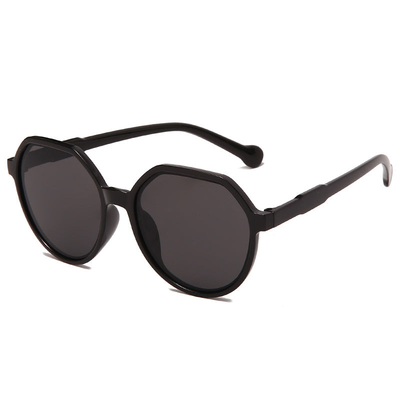 Damen modische Sonnenbrille mit markantem Achteck-Design Karnz