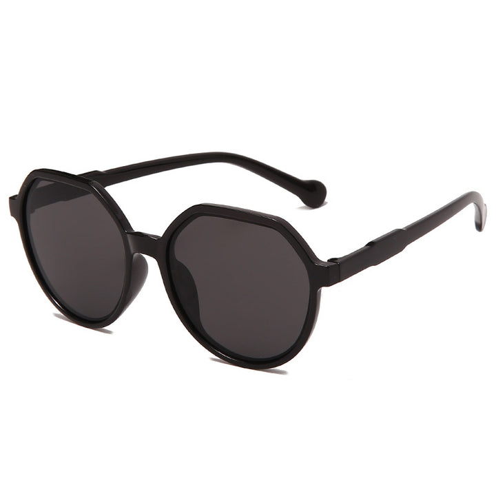 Damen modische Sonnenbrille mit markantem Achteck-Design Karnz