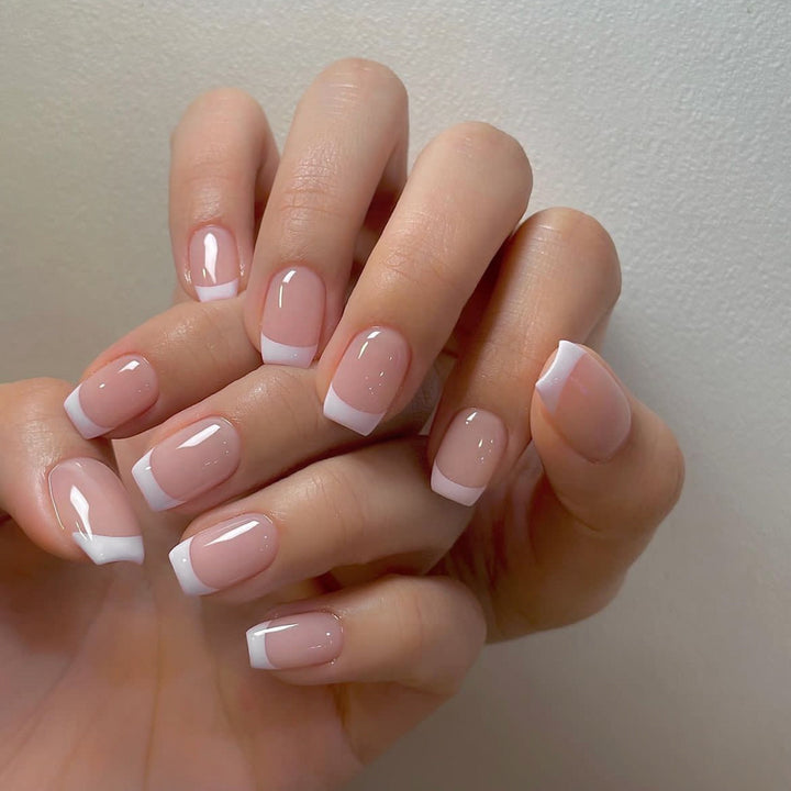 French Tip Press-On Nail Set Karnz 1788495145