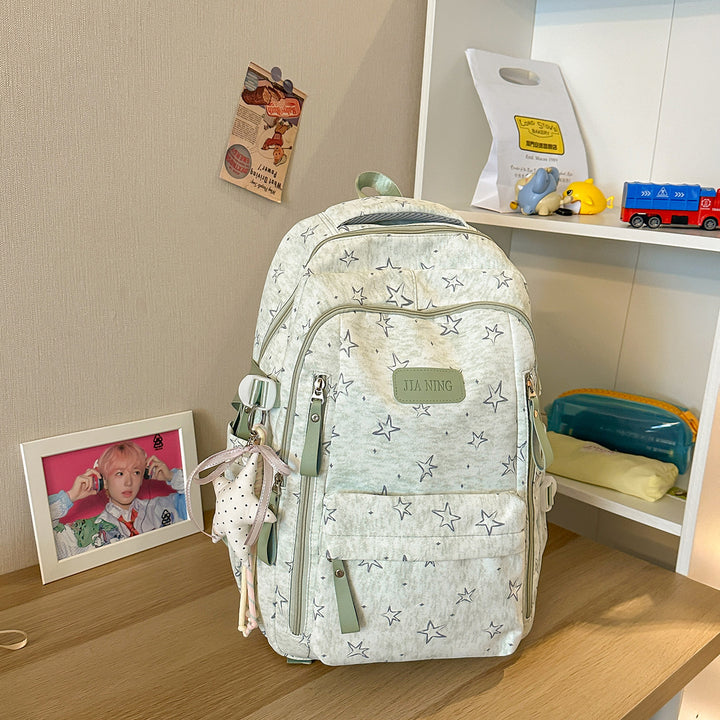 Stylischer Star-Emblazoned Alltagsrucksack Karnz