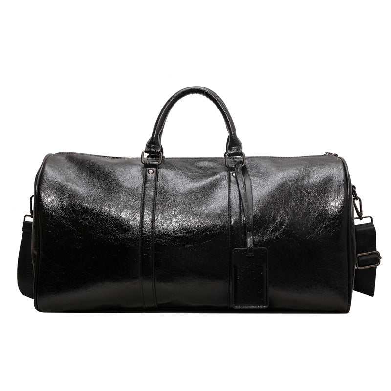 Premium Leder Wochenende Duffle Bag