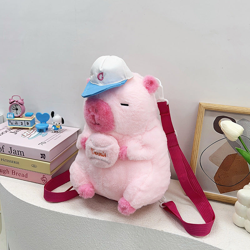 Plüsch-Schweinchen-Rucksack
