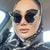 Damen große Cat-Eye Sonnenbrille mit funkelndem Strassbesatz und elegantem Rahmen Karnz